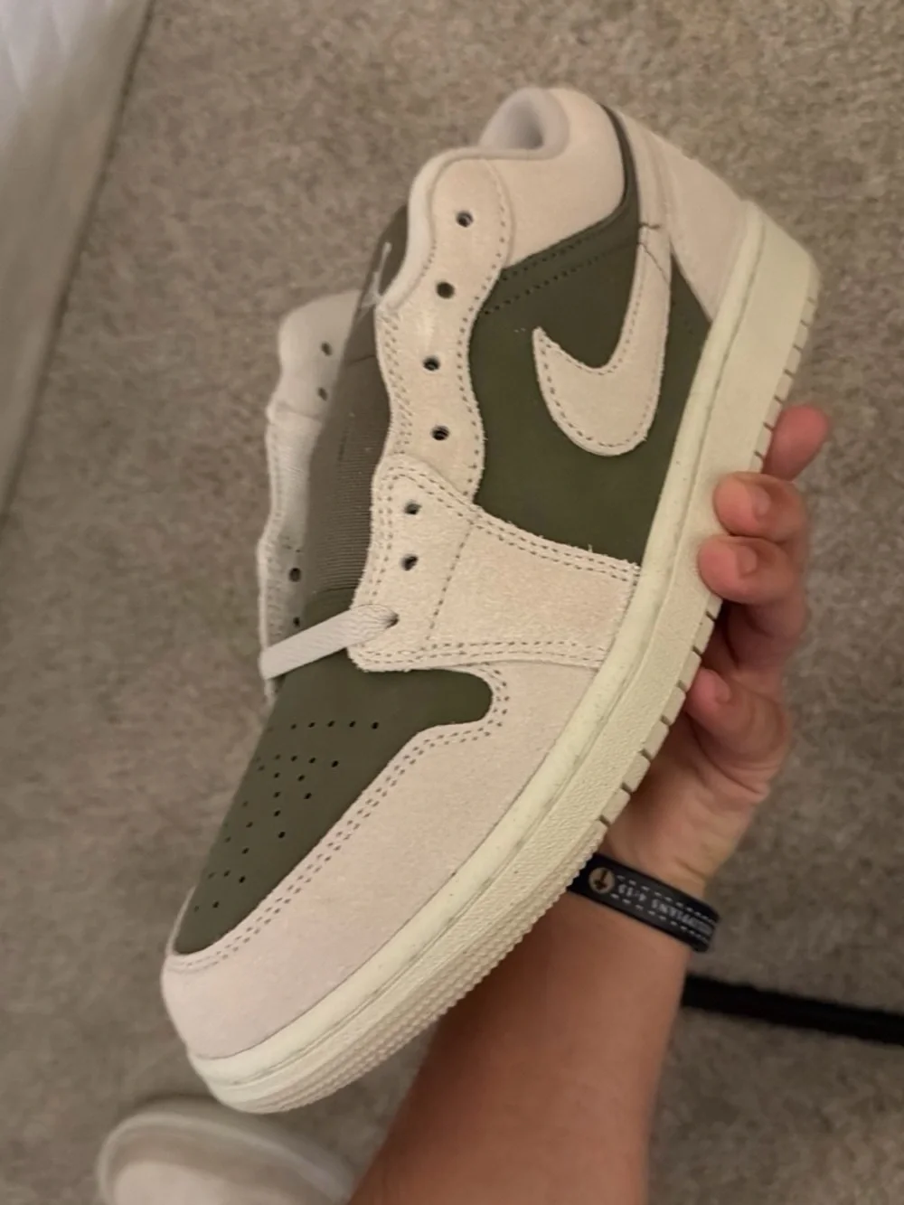 Jordan Air Jordan 1 Low SE - Olive and Brown Label